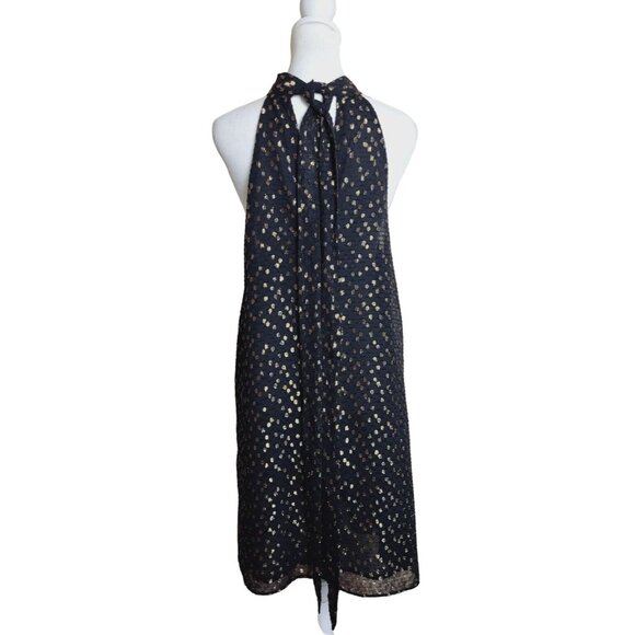 Chelsea 28 Black Mini Shift Party Dress Medium - Picture 4 of 10